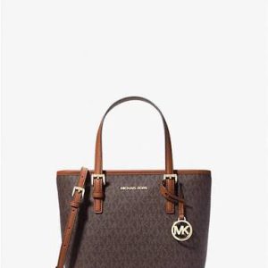 کیف مایکل کورس Jet Set Travel Extra-Small Logo Top-Zip Tote Bag