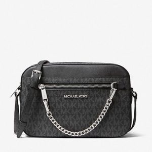 کیف مایکل کورس مدل Jet set large logo crossbody bag